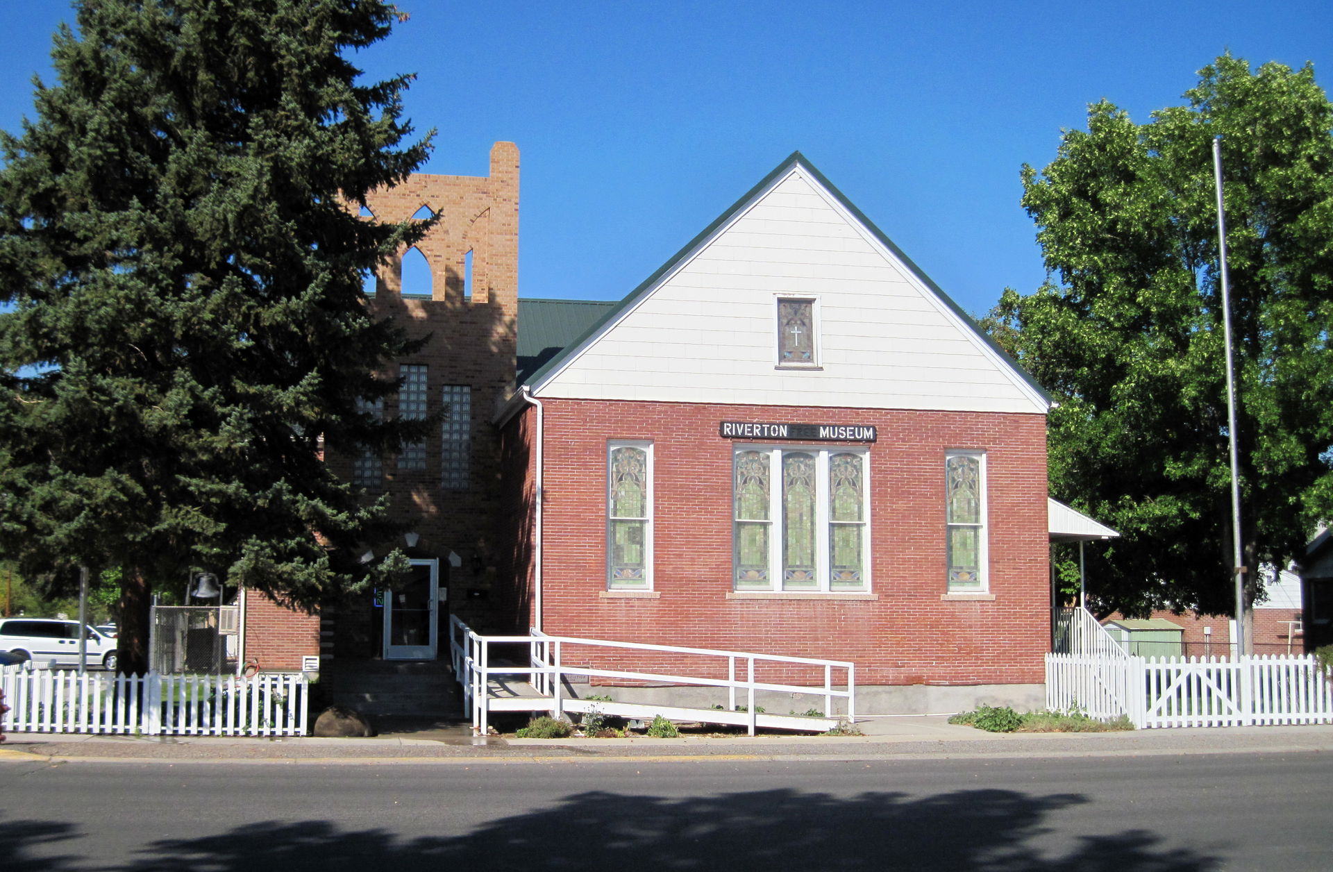 The Riverton Museum in Riverton, Wyoming, housed in a former Me…