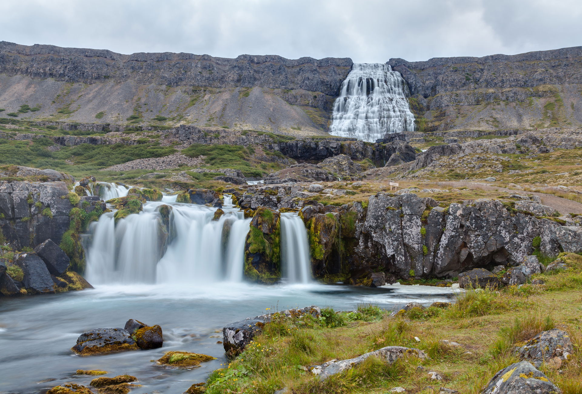 Waterfall Dynjandi, Vestfirðir, Iceland