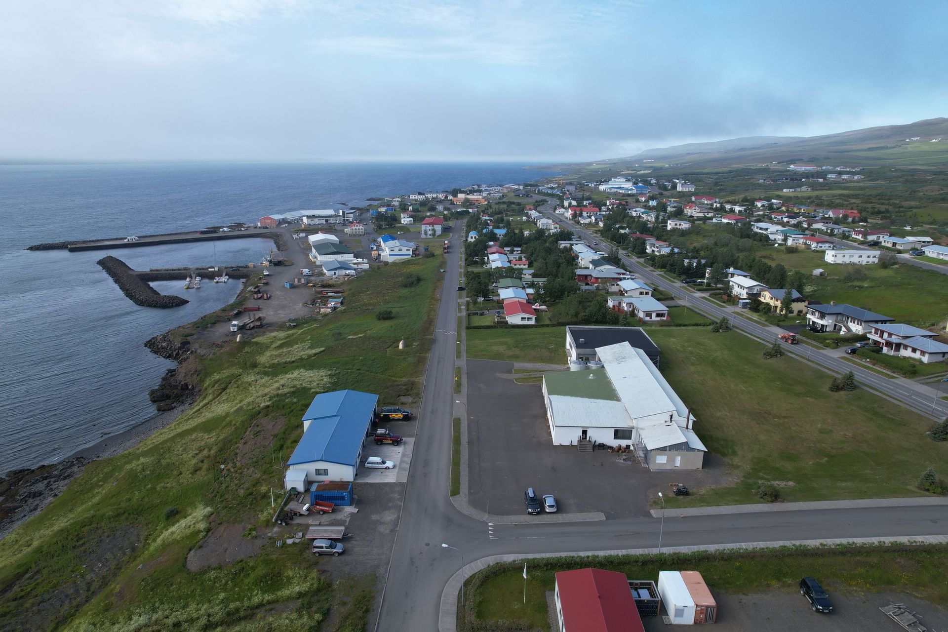 Hvammstangi aerial photograph