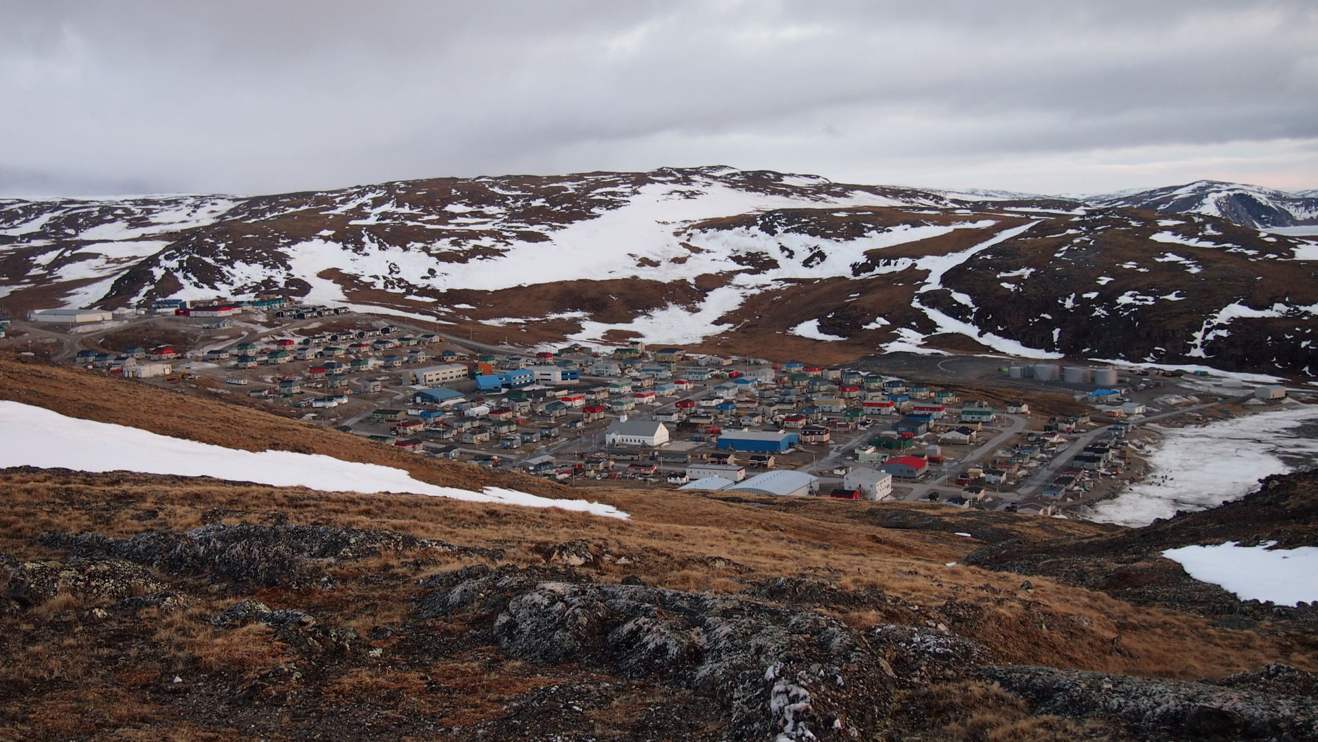 Vue générale de Salluit - Juin 2012