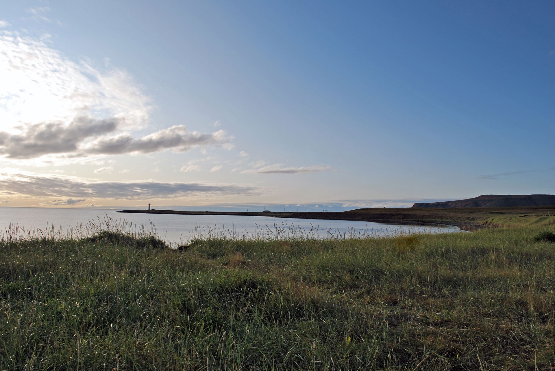 Kópasker village in northeast part of Iceland. Beach