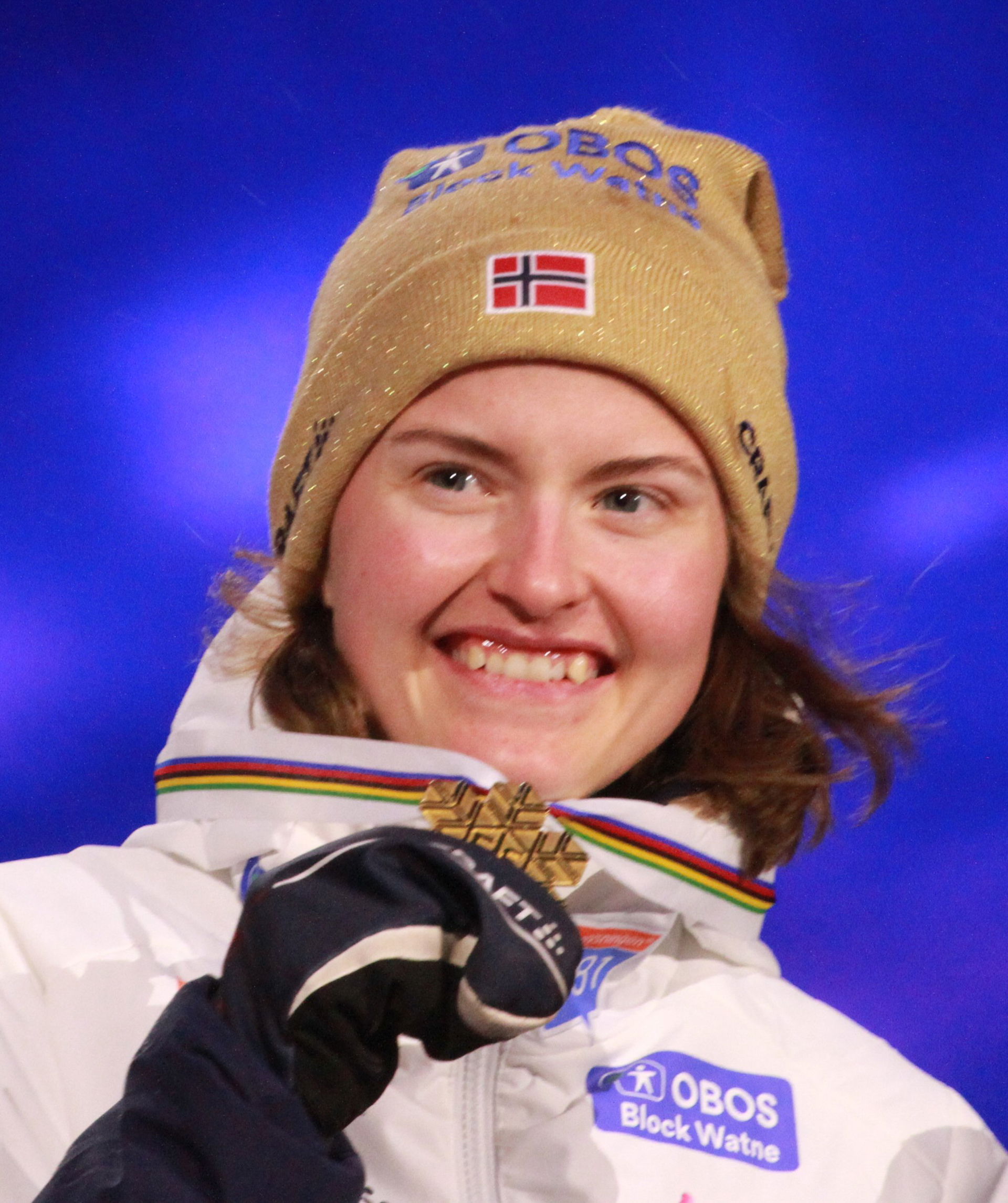 Trondheim 2025 NC gundersen women podium. Gyda Westvold Hansen …