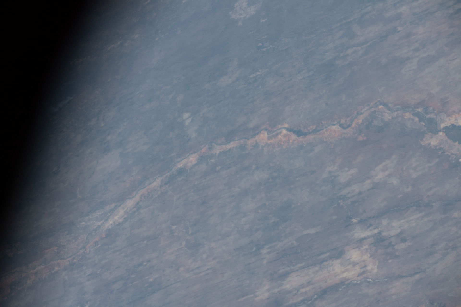 View of Namibia taken during ISS Expedition 59.