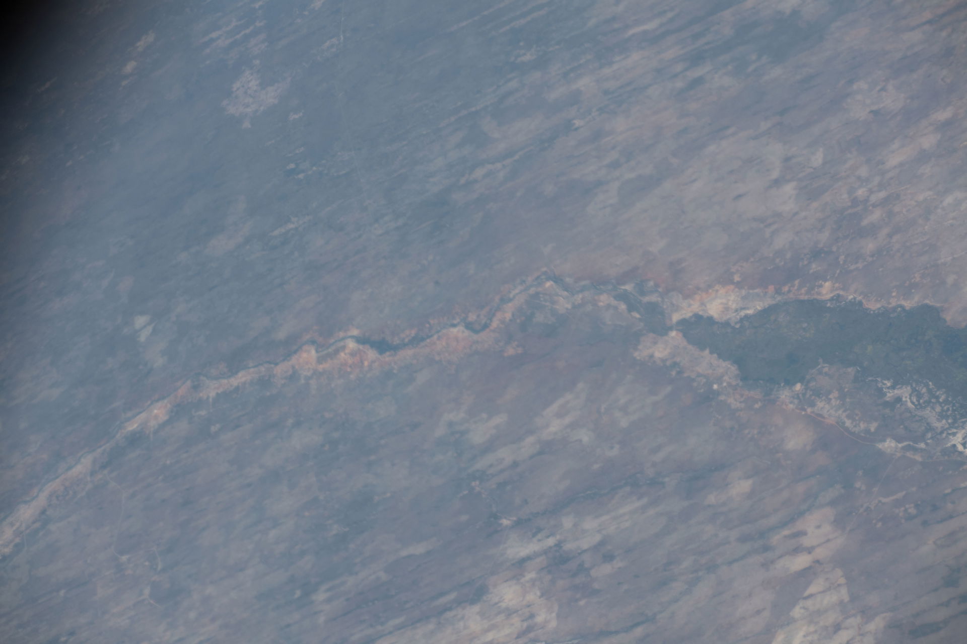 View of Namibia taken during ISS Expedition 59.