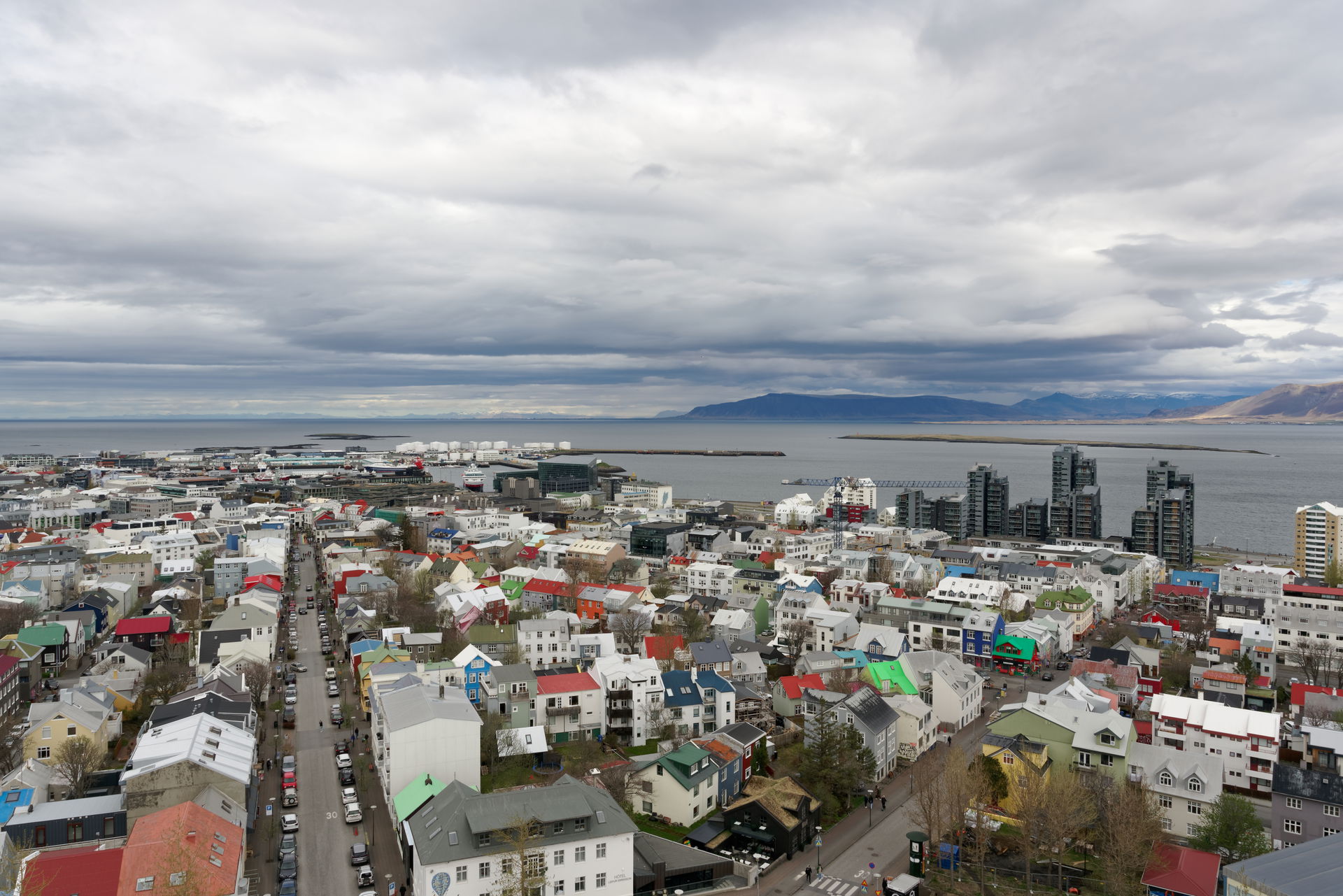 View of Reykjavík from Hallgrímskirkja