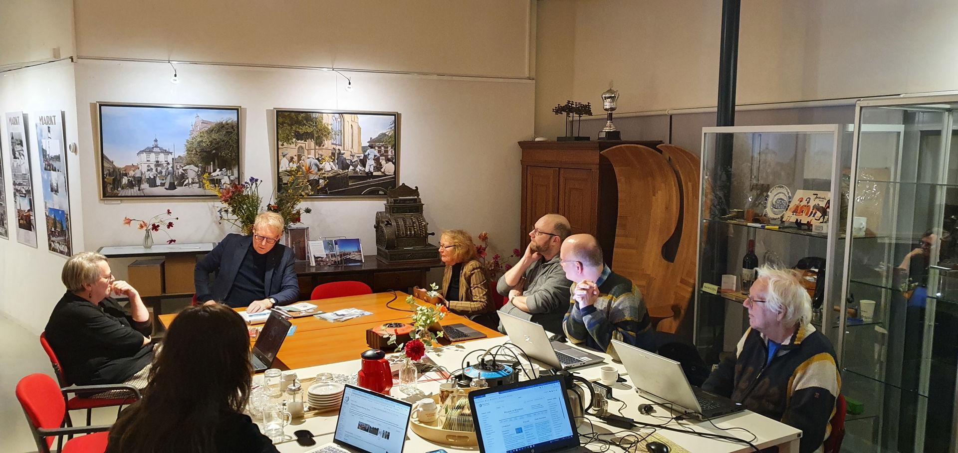 De Wikikring Twente bij Museum Hengelo op 15-02-2024. Afgebeeld…