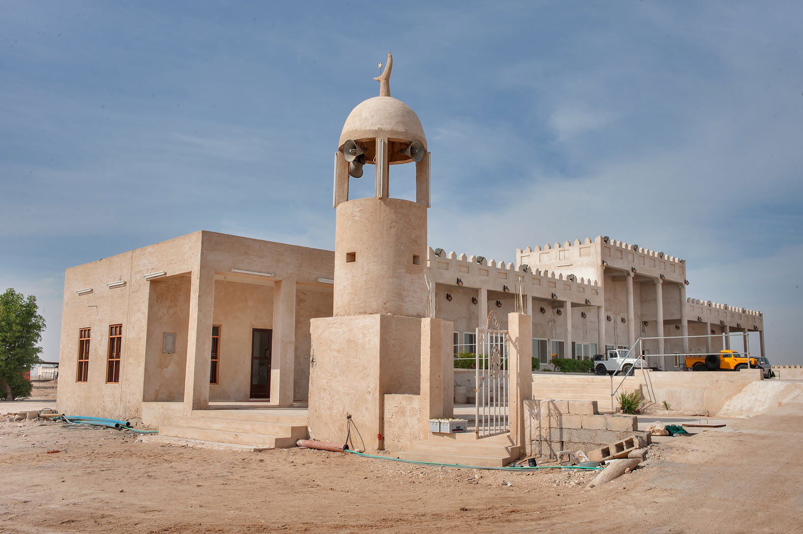 Small mosque in Abu Sidrah village, Al-Shahaniya Municipality, …