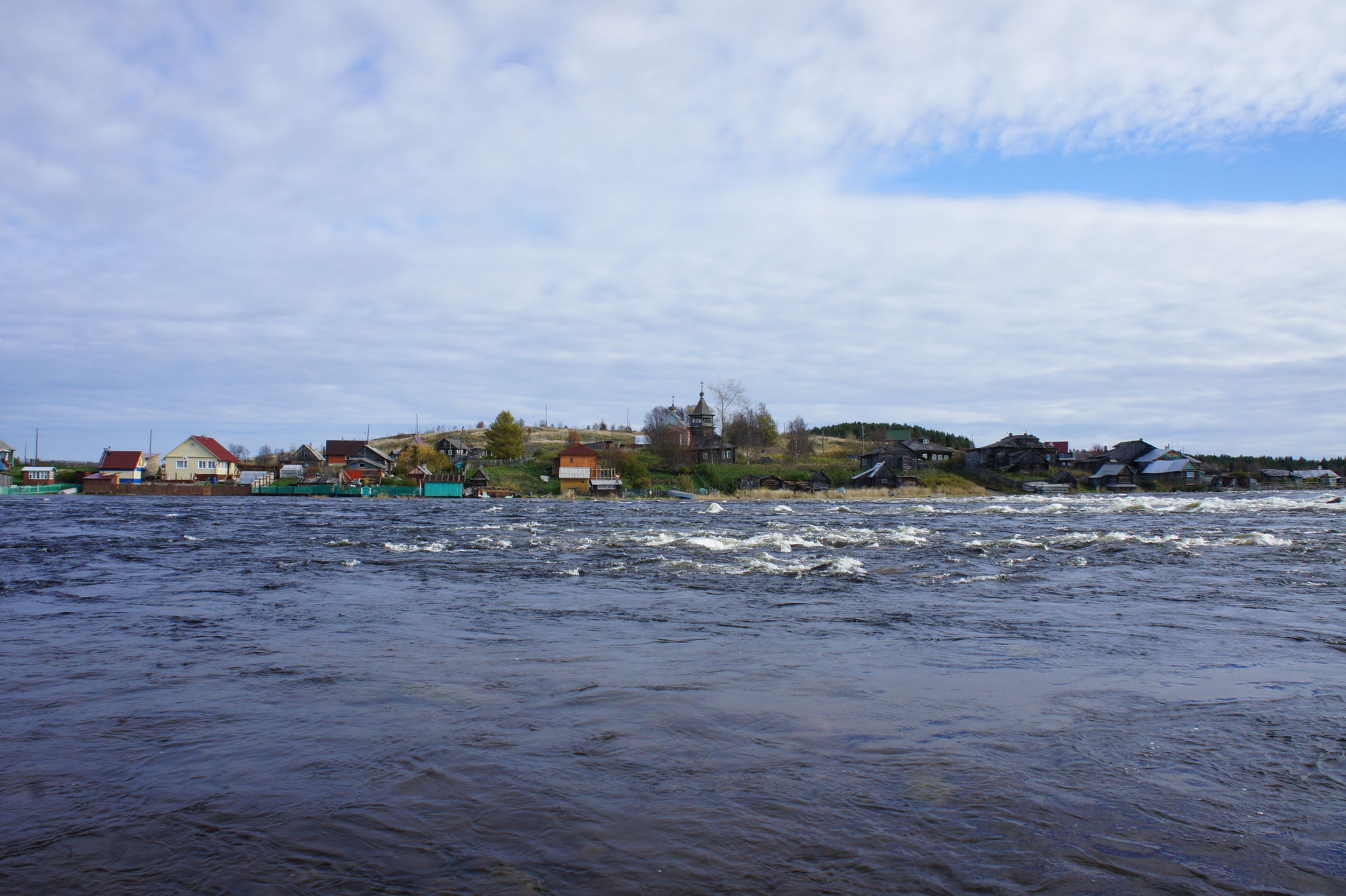 Село Ковда с другого берега