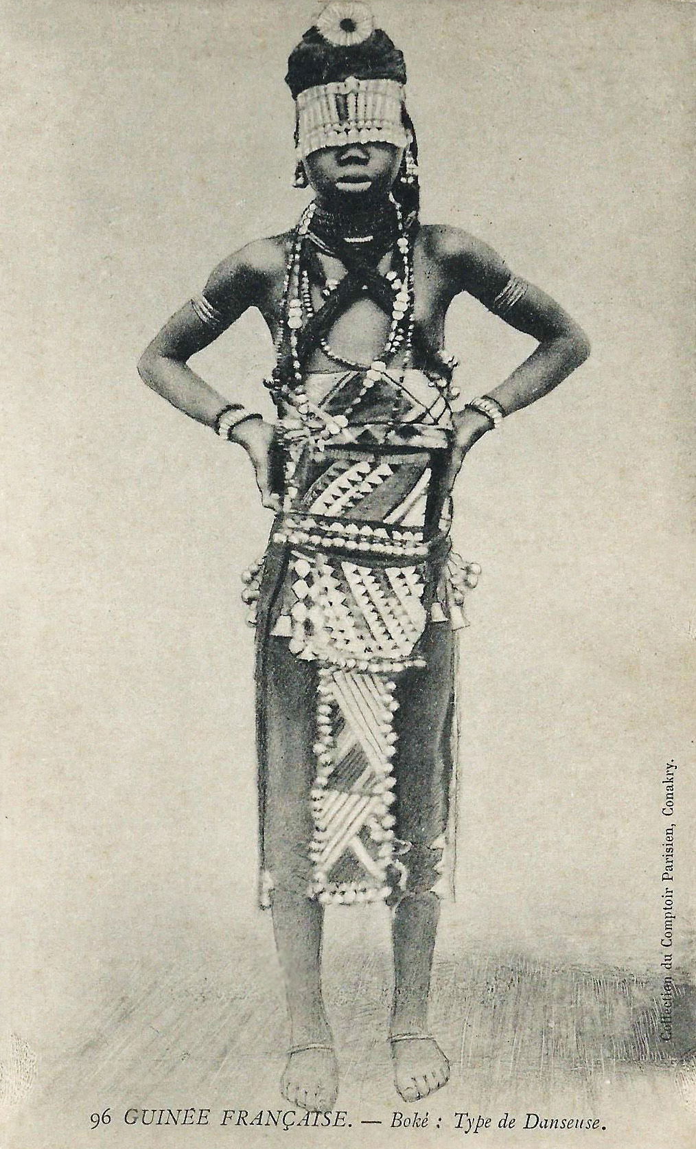 *Boké : type de danseuse. 
Comptoir Parisien, Conakry.