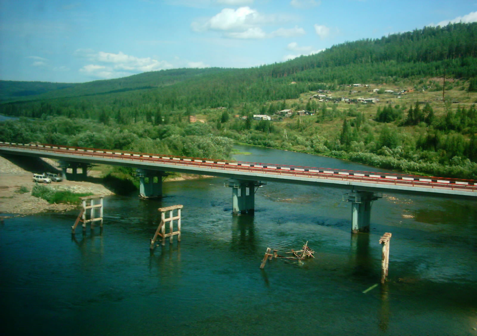Tayura River near Zvyozdny, Irkutsk Oblast