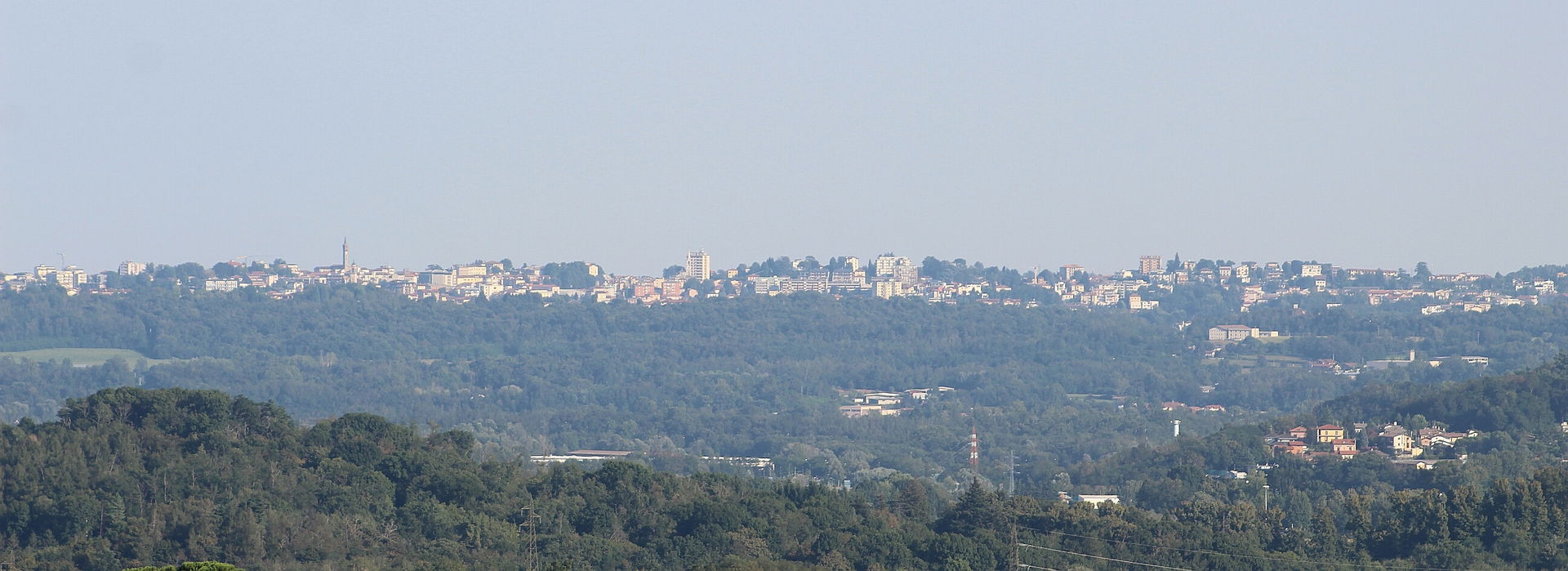 View of Cantù from Cavallasca
