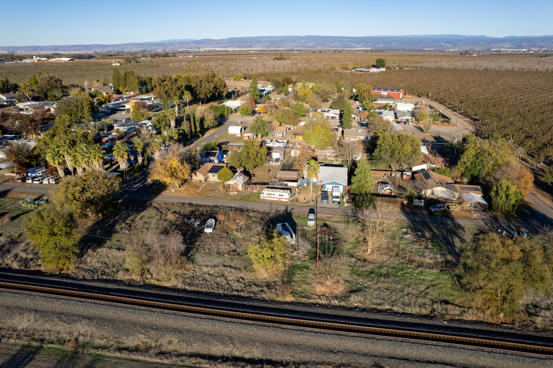 Aerial view of Nord, a census-designated place in Butte County,…