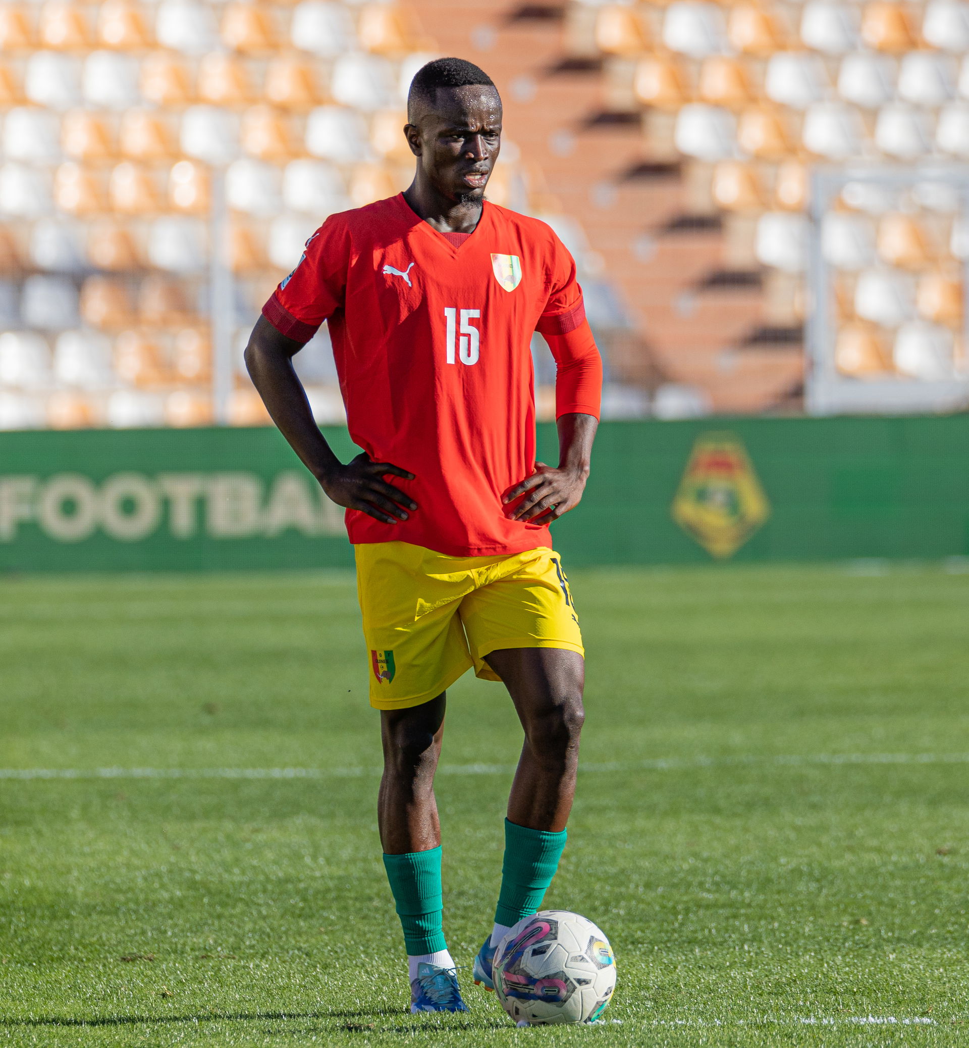 Seydouba Cissé with the Guinea National Team