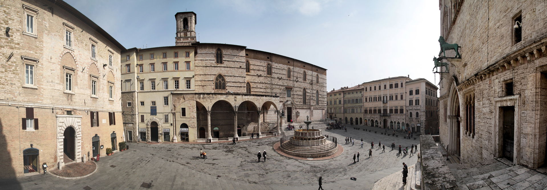 Panorama of Perugia, Italy