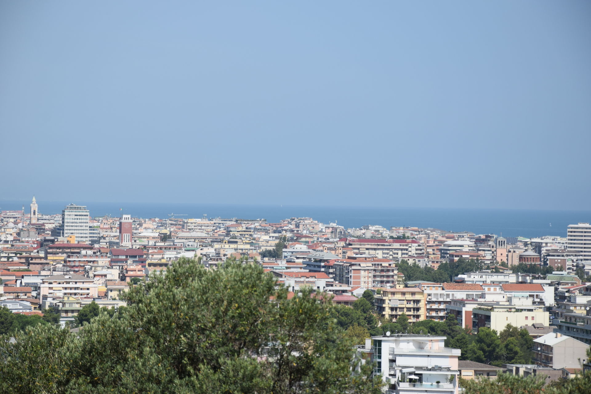 Pescara vista da Colle Falcone