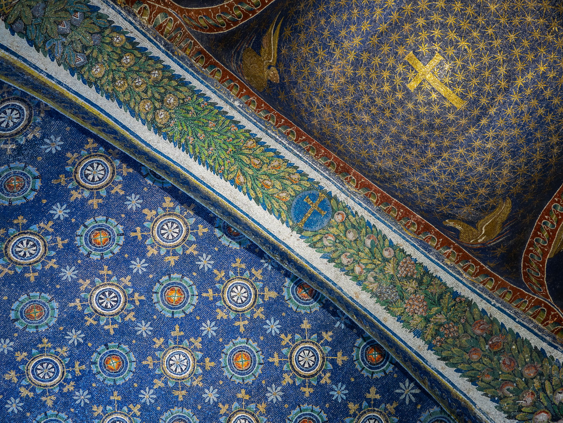 Mausoleum of Galla Placidia mosaics. UNESCO World heritage site…