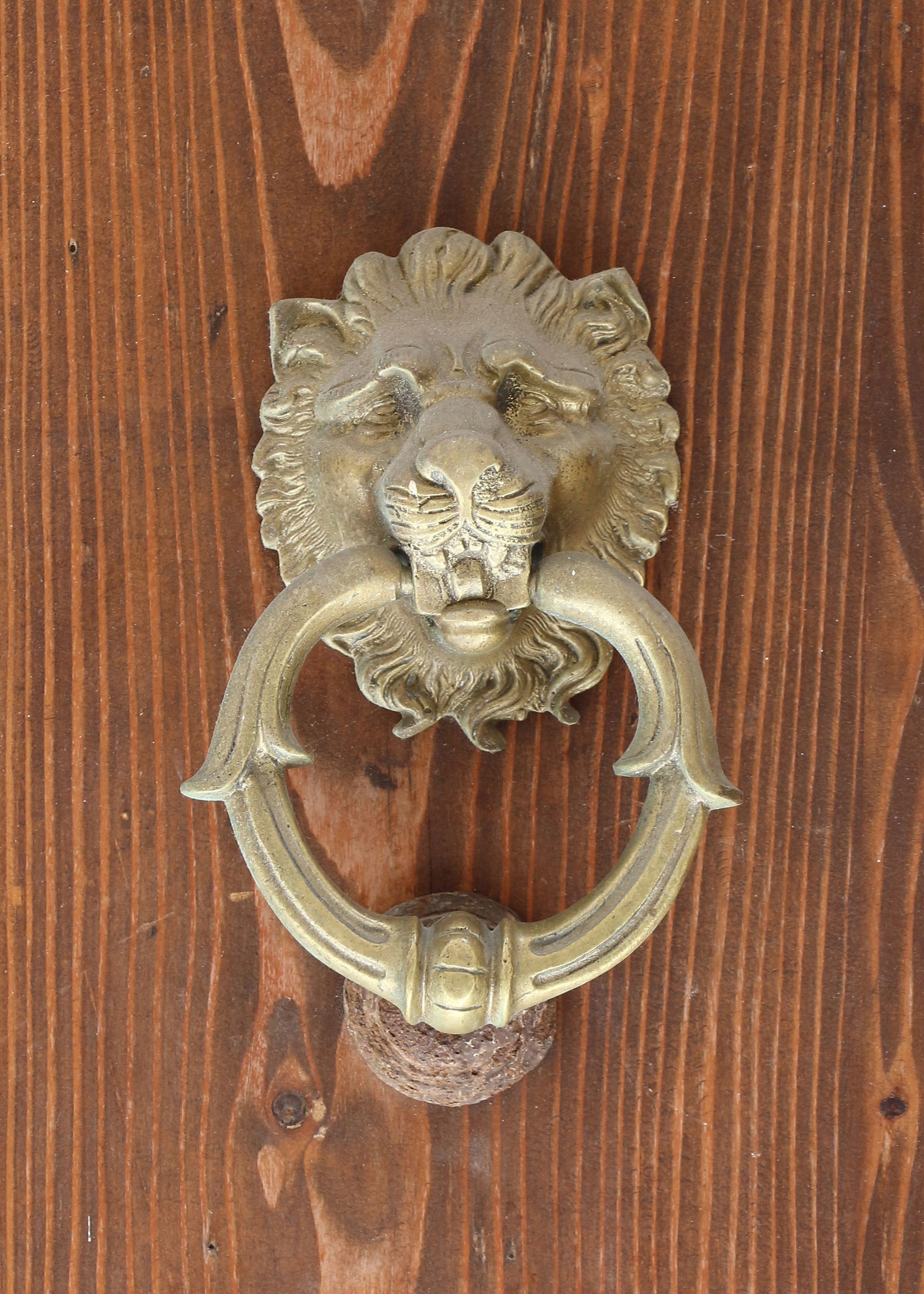 Door knocker in Taranto, Italy