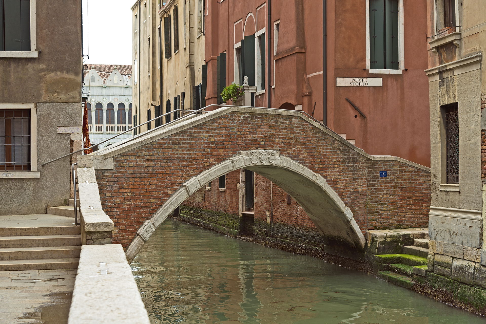 Ponte Storto in Cannaregio Venice.