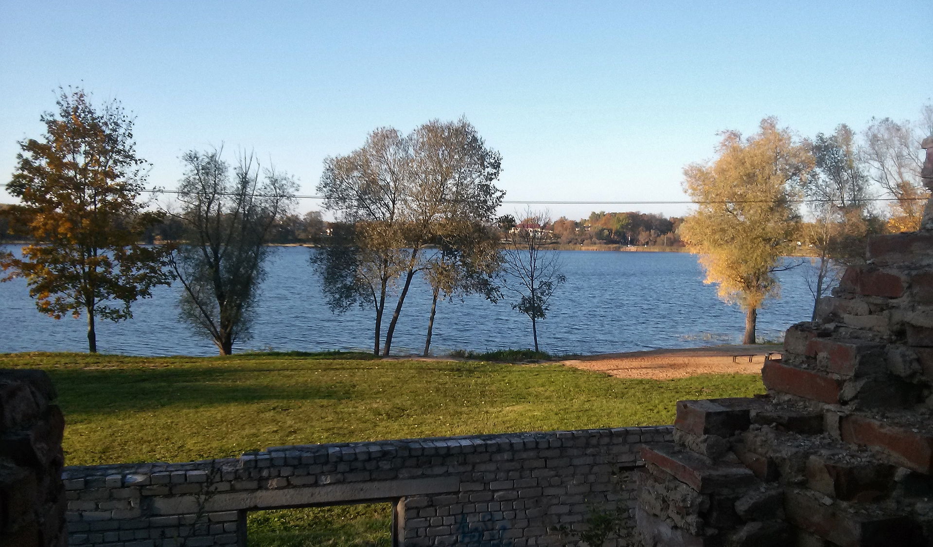 Balvi Lake from an abandoned house