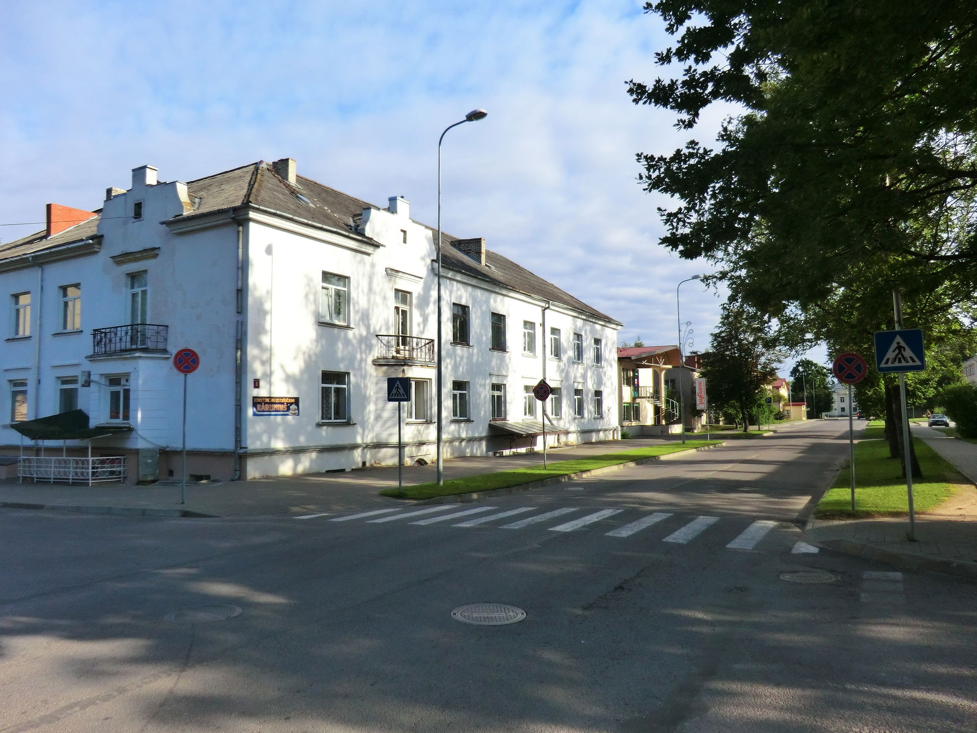 Bērzpils Street in Balvi (Road P47)