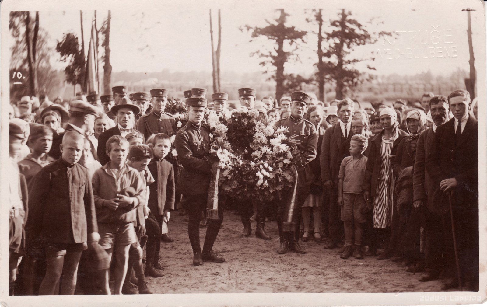 Unveiling ceremony of the monument to the fallen heroes during …