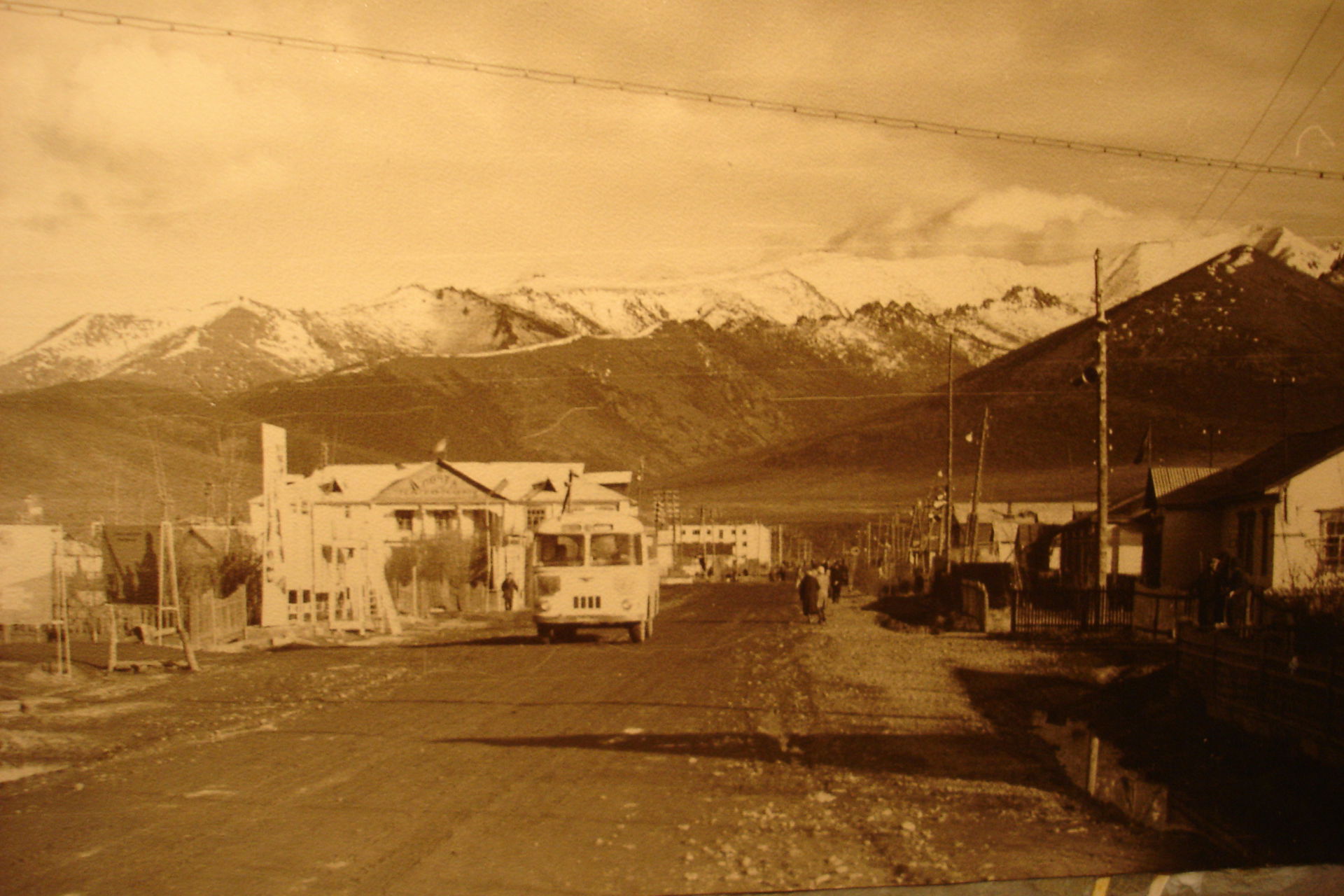 Ust'-Nera urban-type settlement, USSR. Early 1960-s.