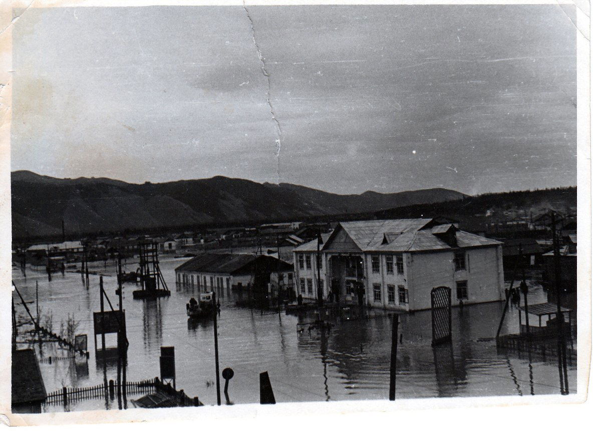 Flood in Ust-Nera, 1959