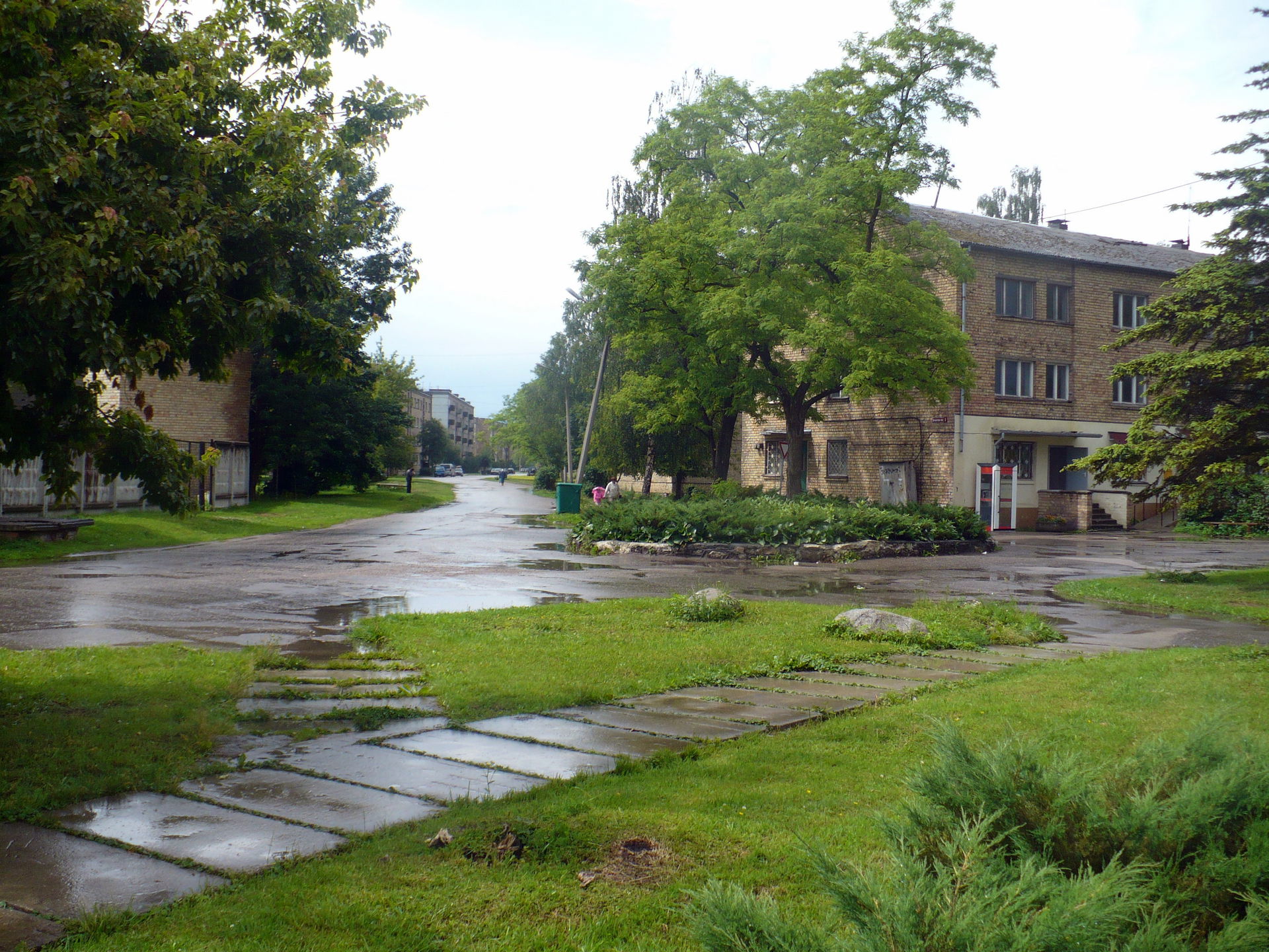 Centre of Kalnciems. July, 2008