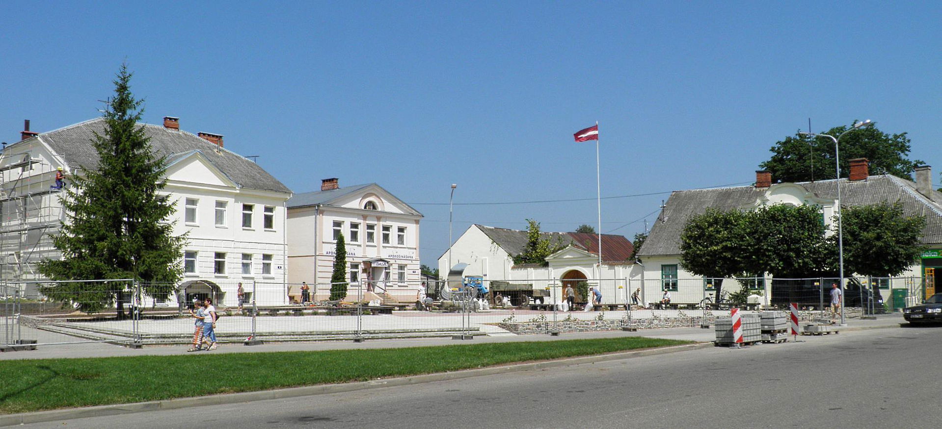 Krasław, centrum miasta