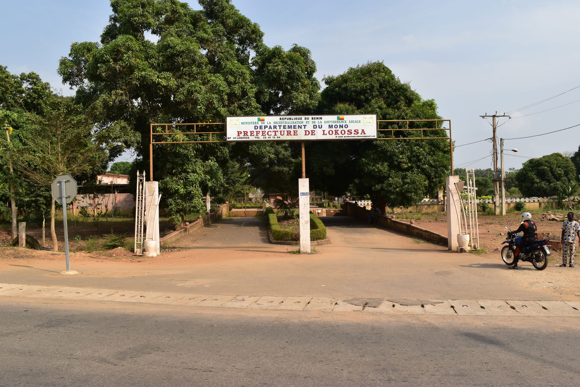 Entrée préfecture de Lokossa dans le mono au Bénin