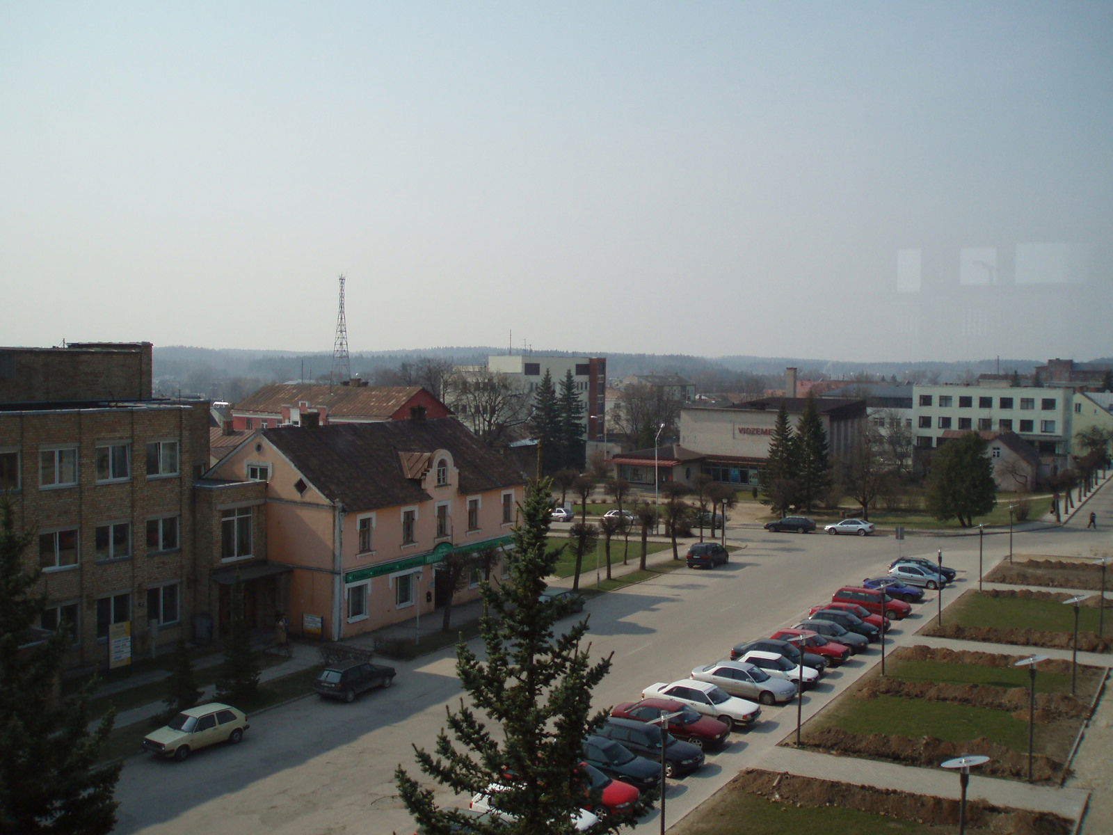 Skats uz Madonu no Saieta nama. 2006. gada 28. aprīlī.