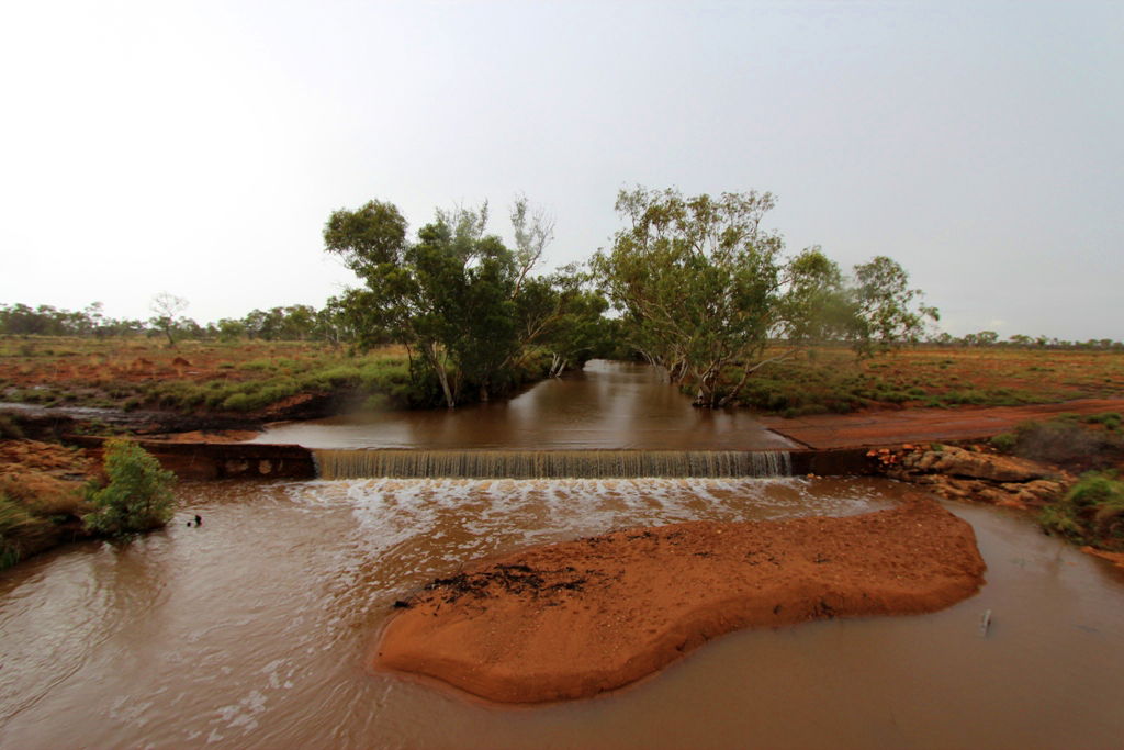 Tennant Creek after rain.