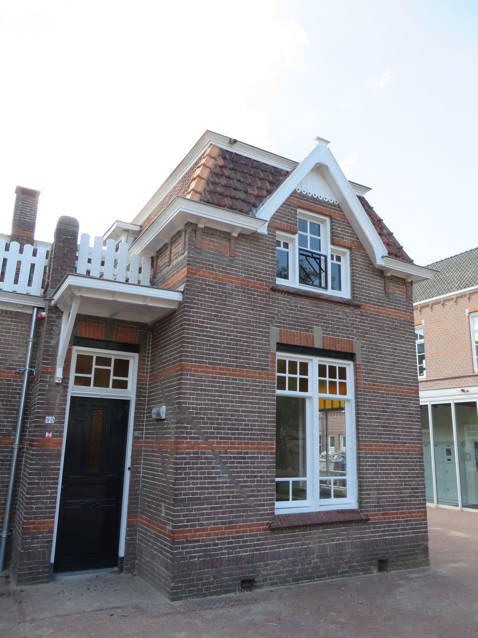 This is an image of a municipal monument in Boxtel with number