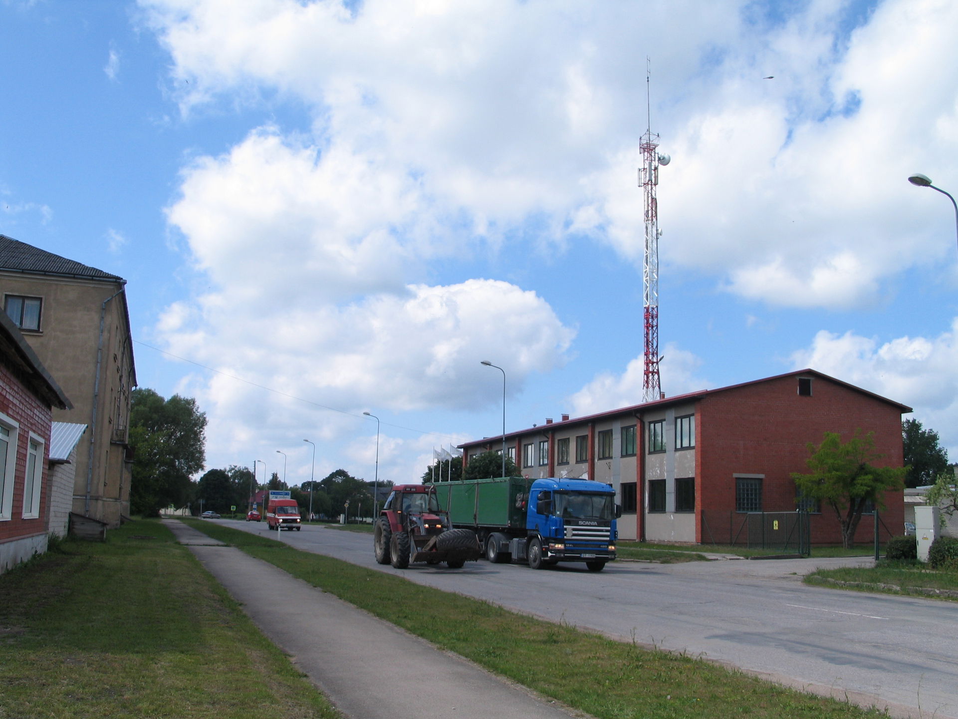 Шоссе в Скрунде