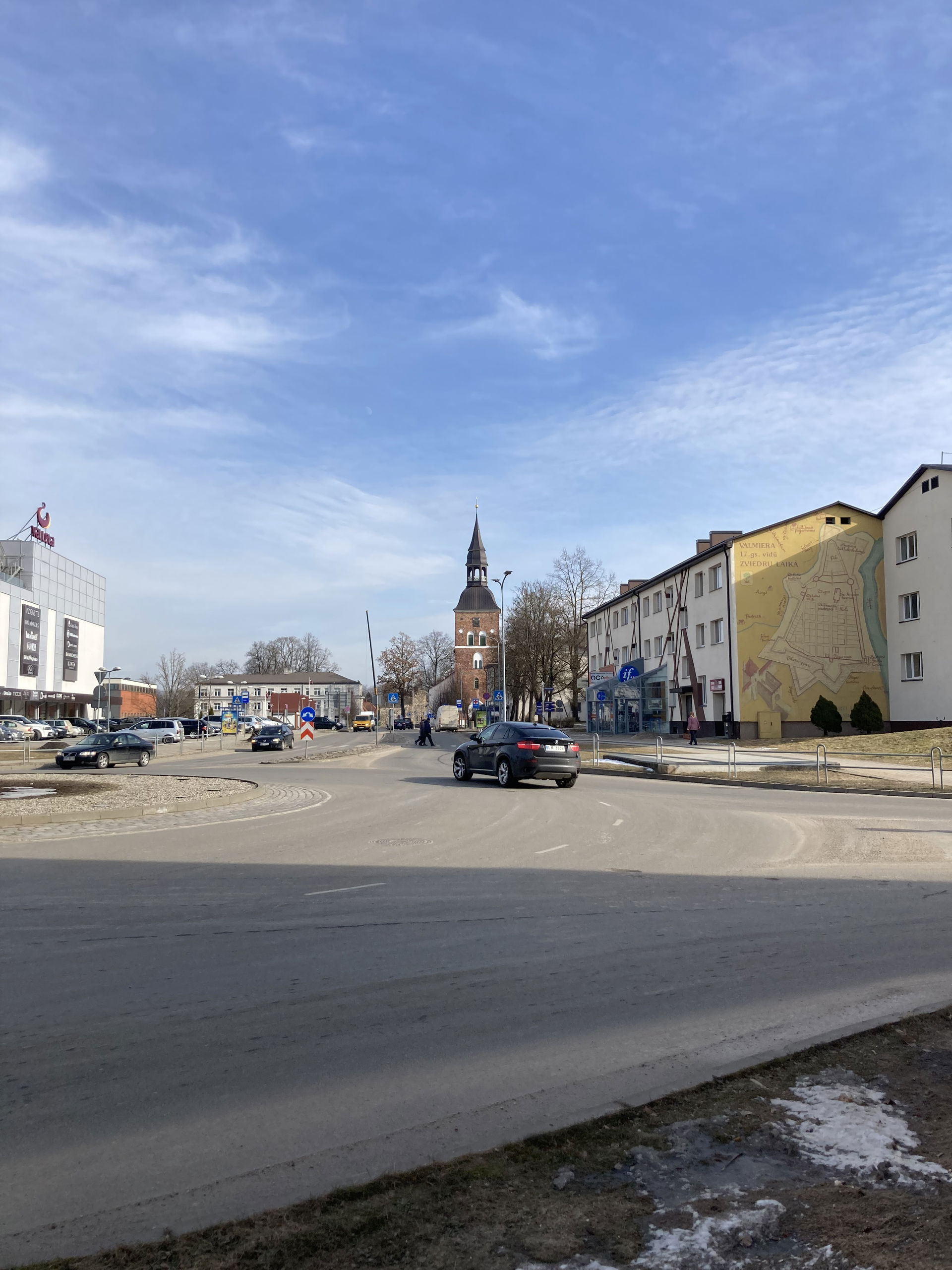 City Centre of Valmiera, Latvia.