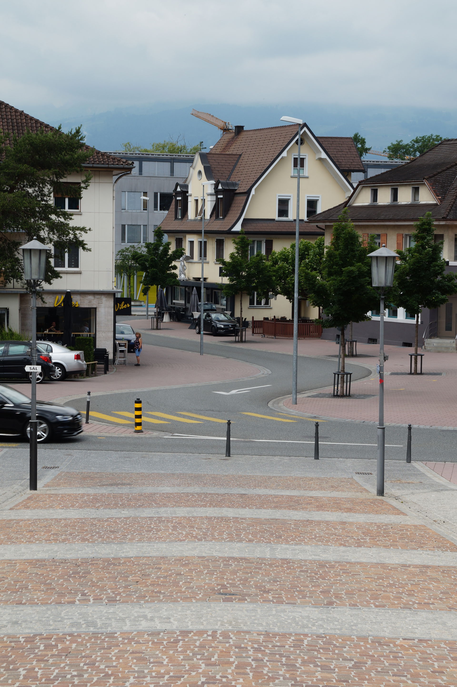 Kreuzung bei der Linde in Schaan