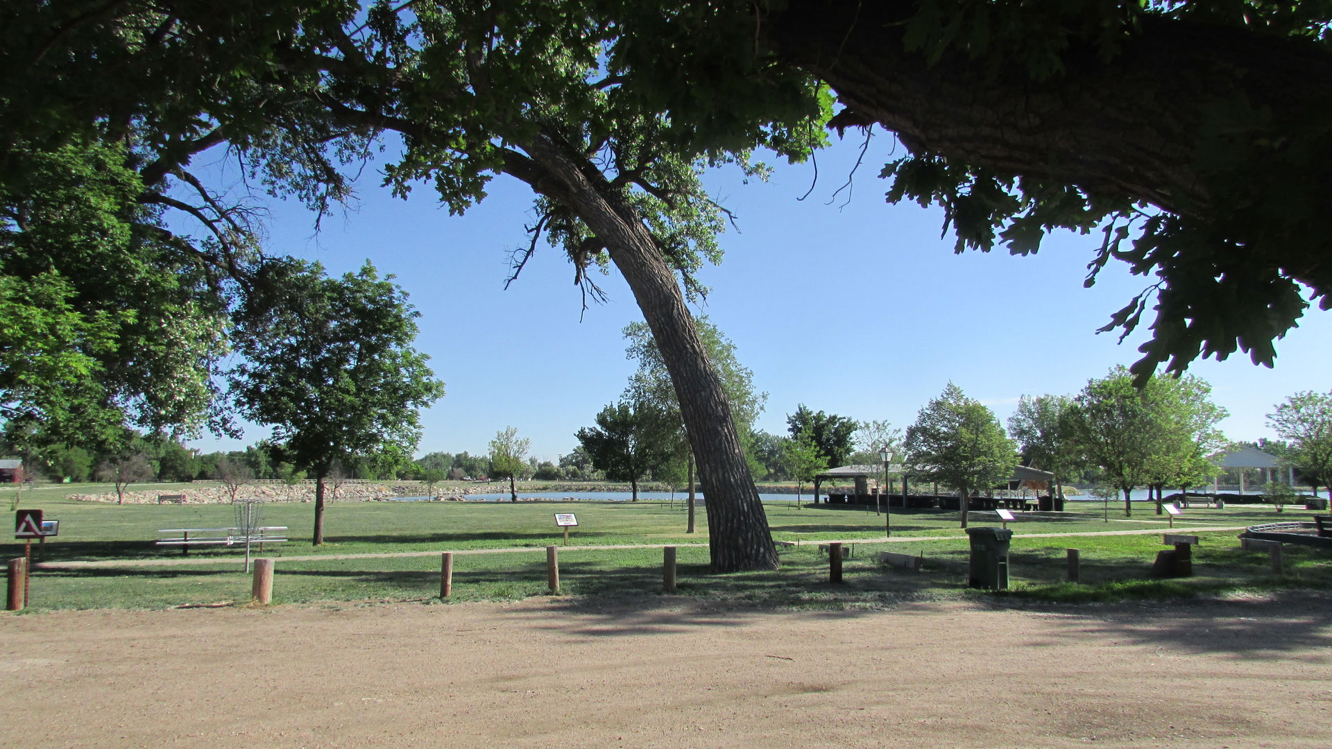 Frontier in Rawlins Historic marker, in Atwood Lion's Park, Atw…