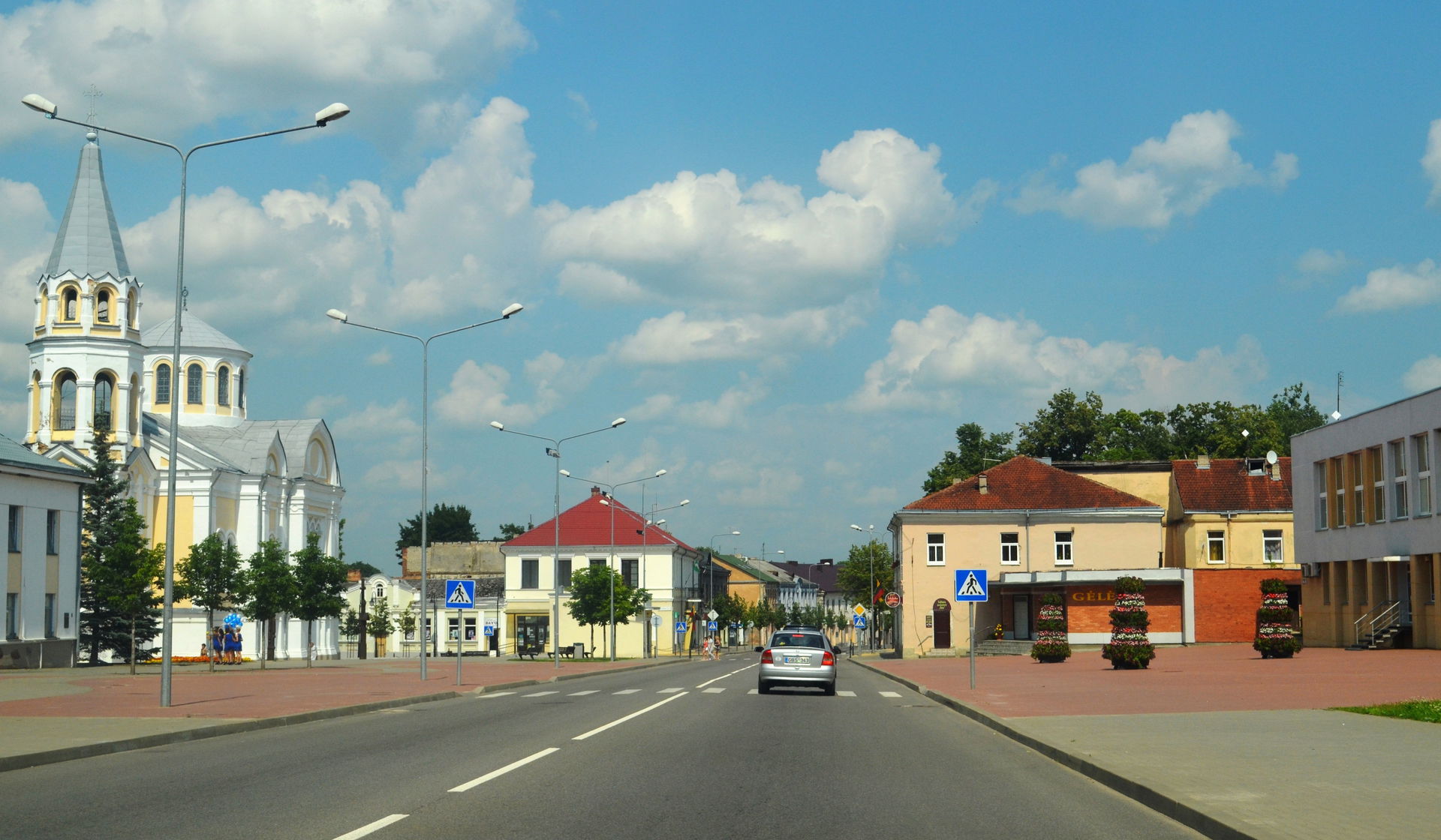 Ukmergė, miesto centras