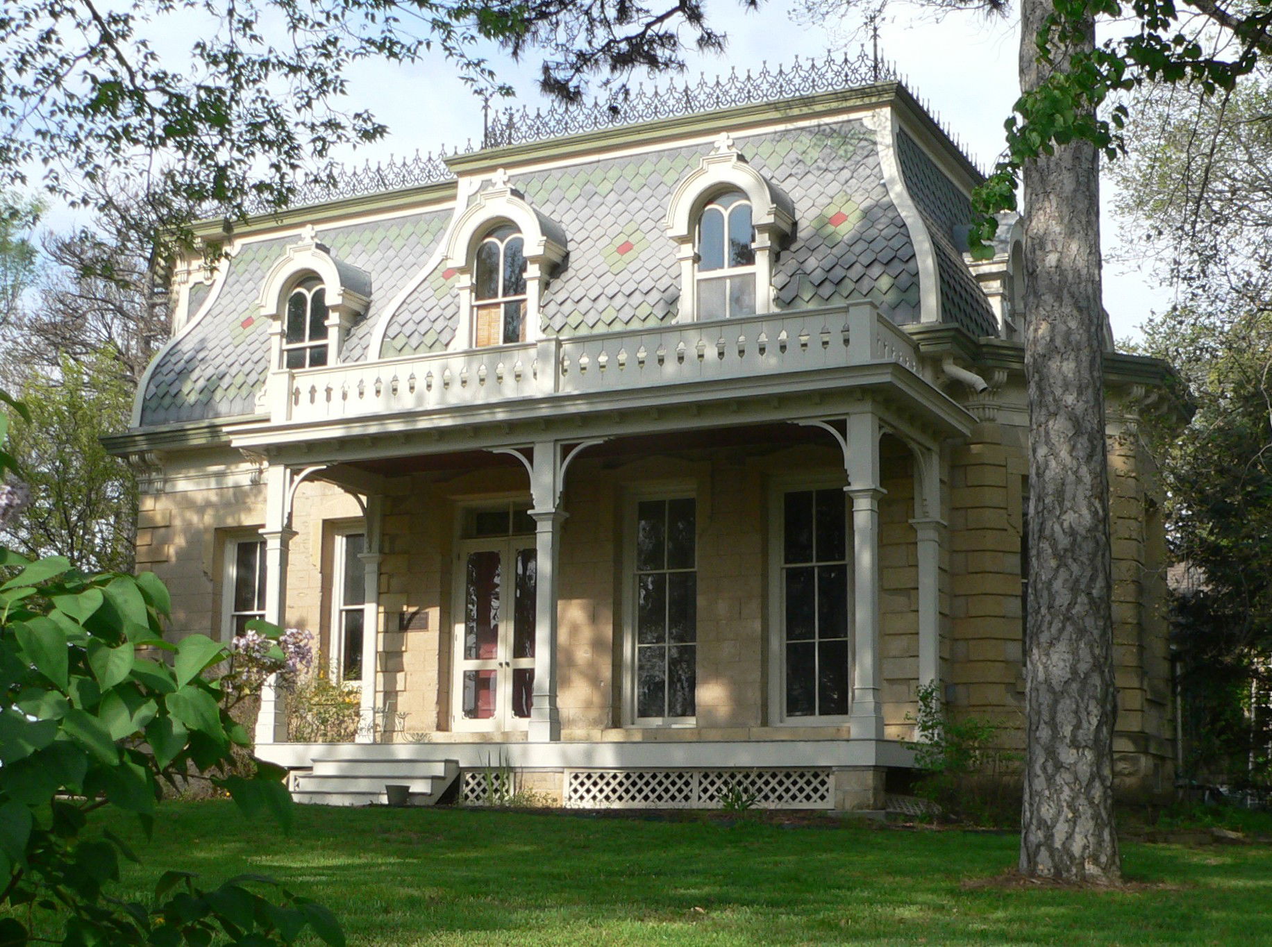 Perry Hutchinson house, located on west side of U.S. Highway 77…