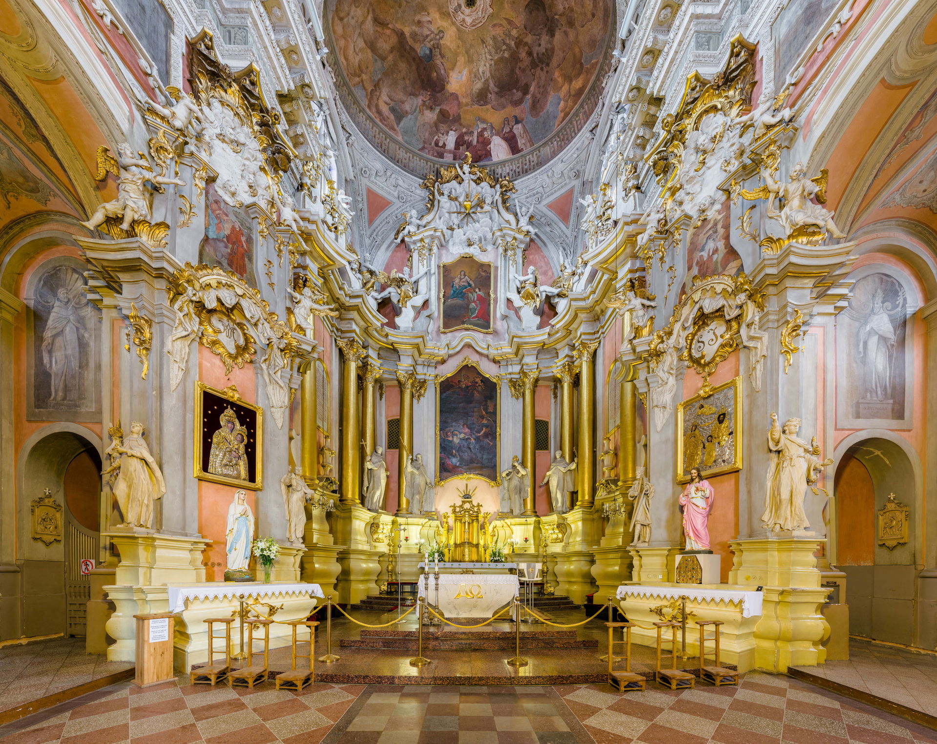 The church of St. Teresa, Vilnius, Lithuania.