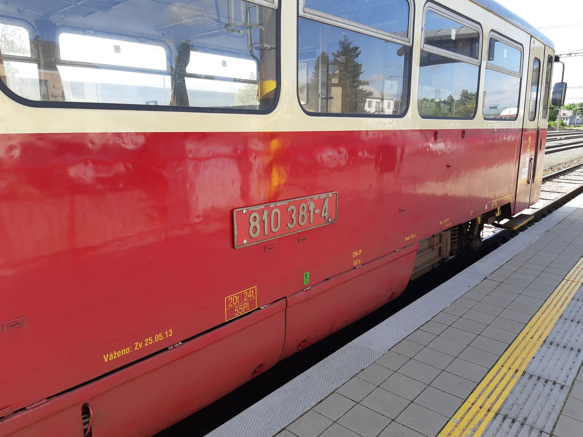 Čelákovice train station on 27th May 2021. Taken by Samsung Gal…