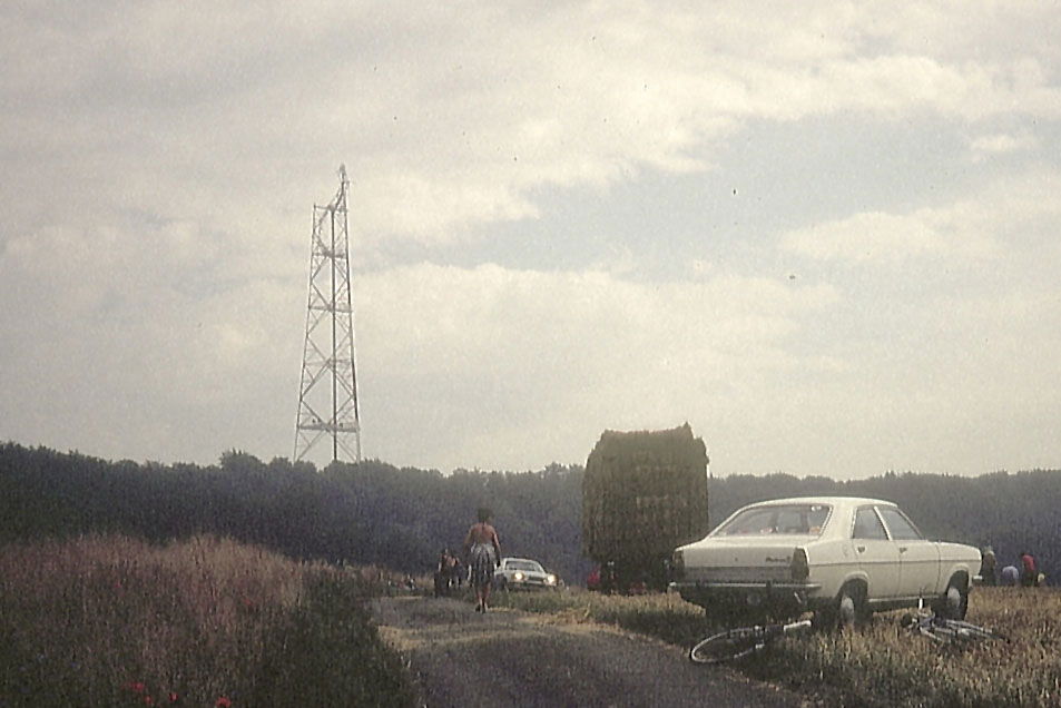 Dudelange TV antenna after 1981 crash