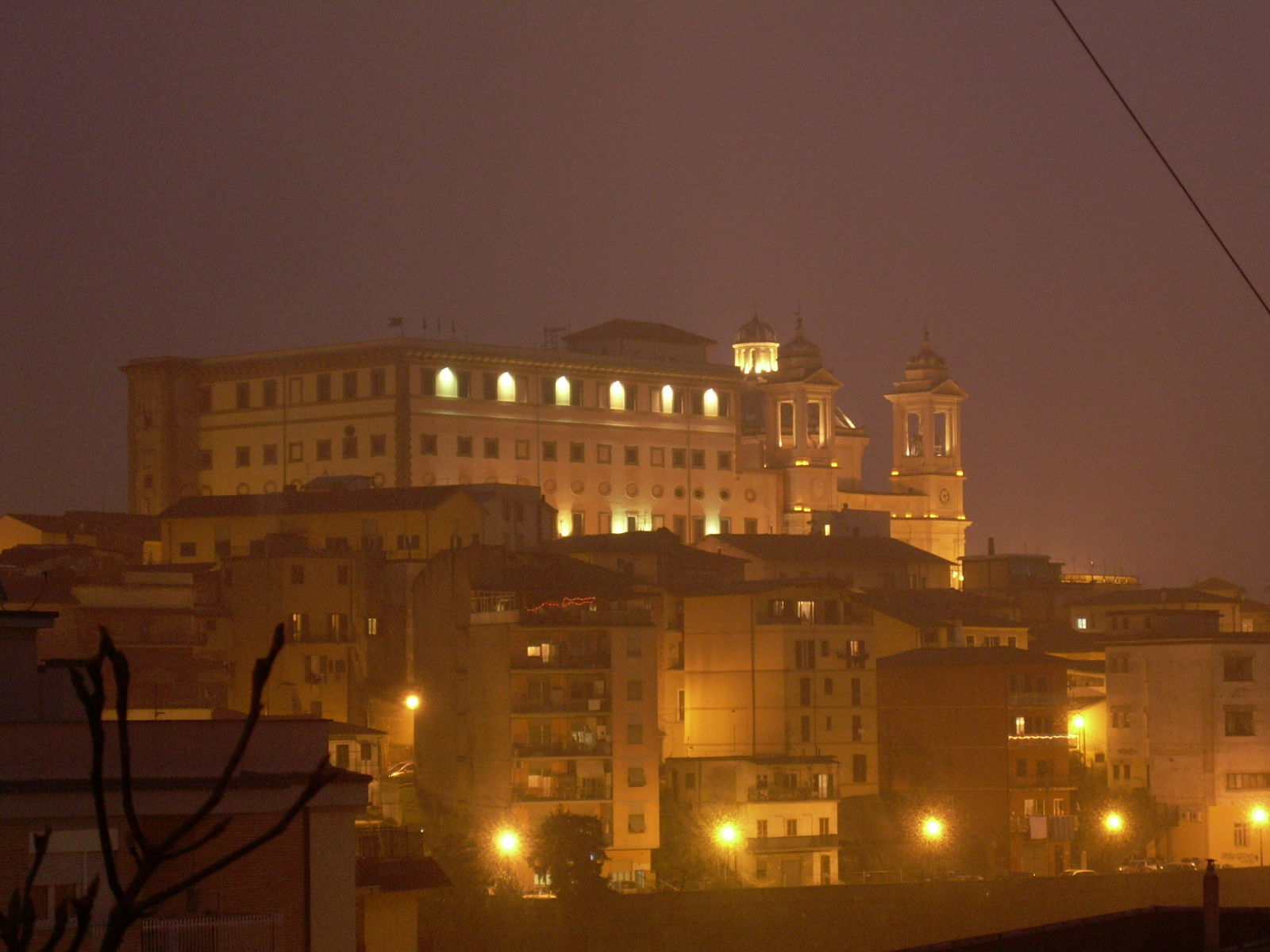 Oldtown Valmontone as seen by Colle Sant'Angelo