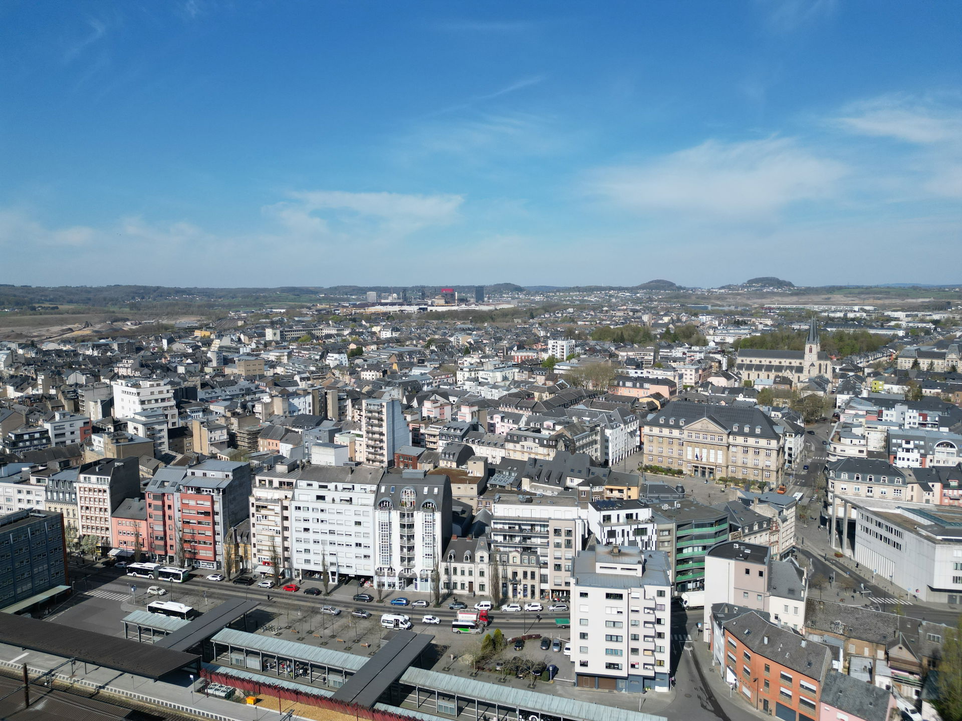 View of Esch-sur-Alzette, from Southeast