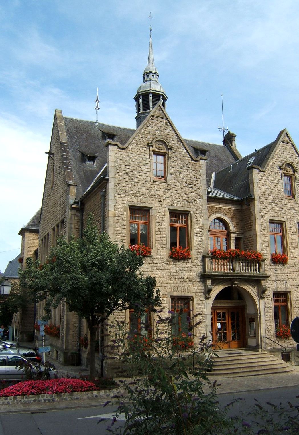 Hotel de ville (city hall) in Ettelbruck, Luxembourg