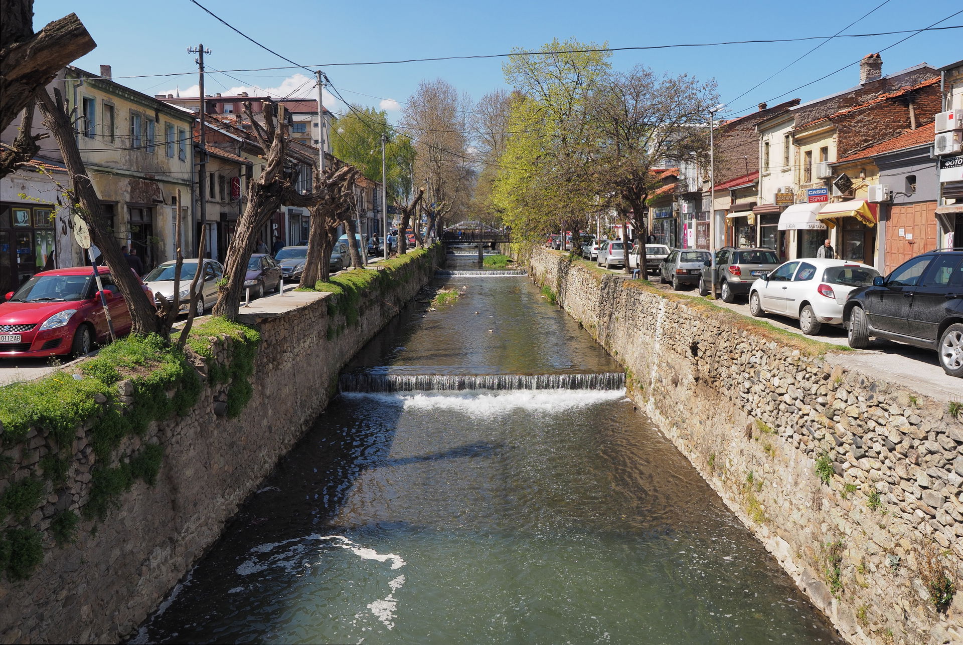 Dragor river in Bitola, Macedonia