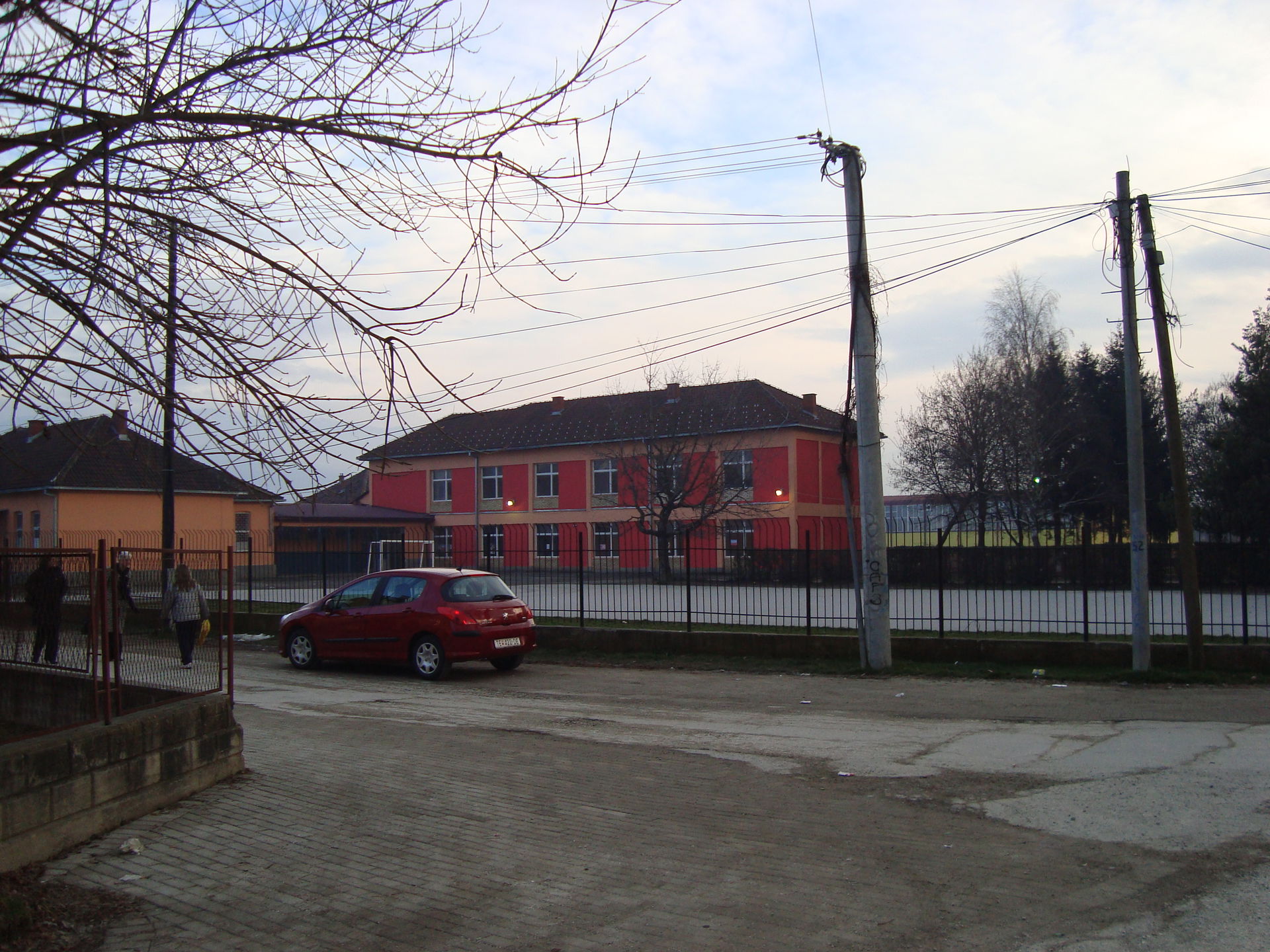 The school 'Kočo Racin' in Brvenica, Macedonia.