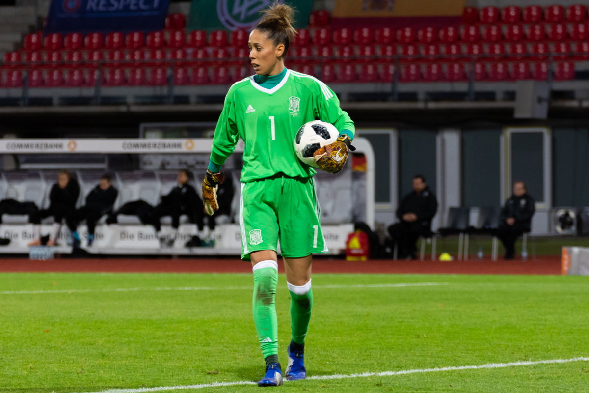 Dolores Gallardo during the match vs Gemrany
