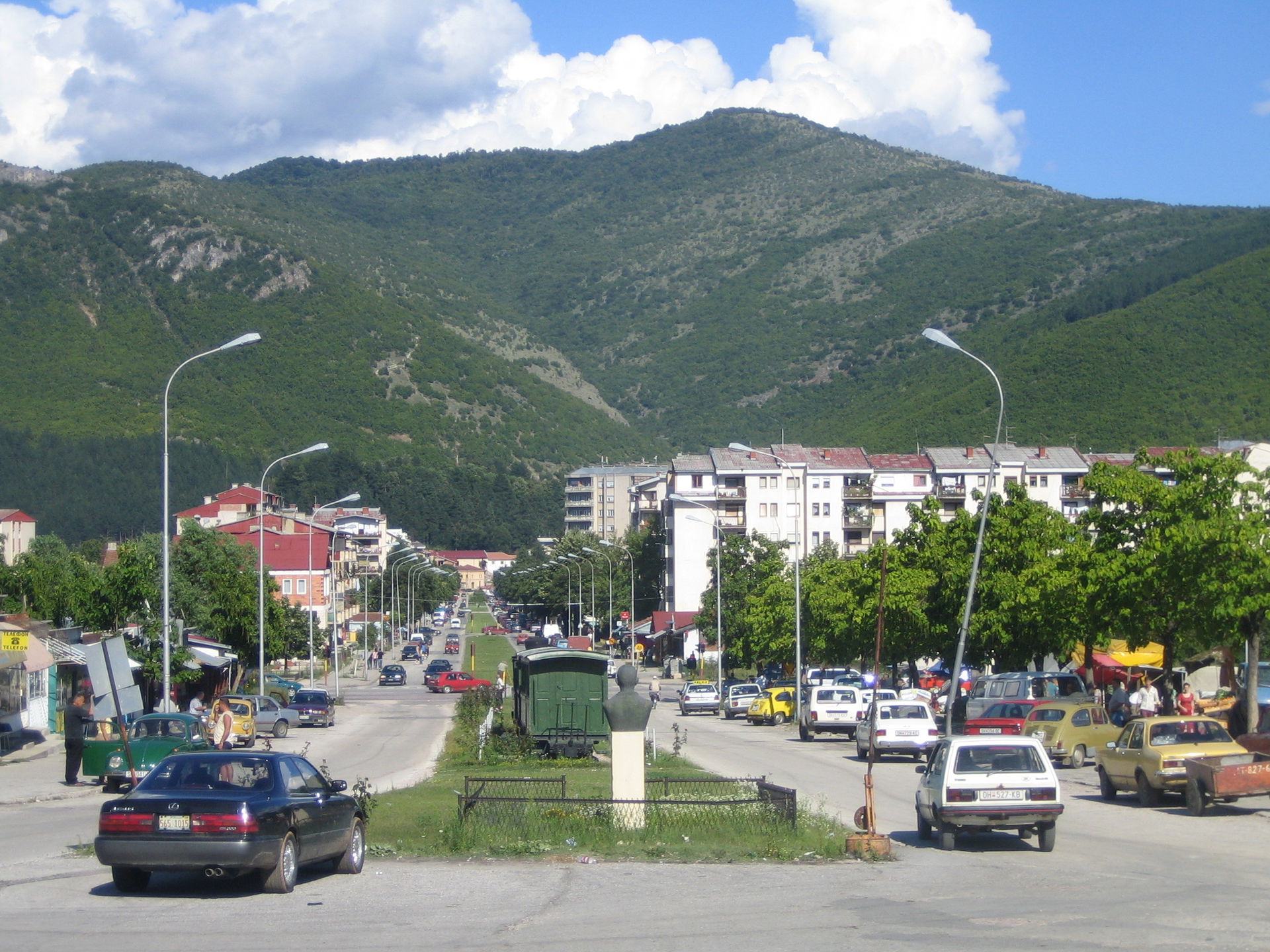 View on Kičevo, Macedonia