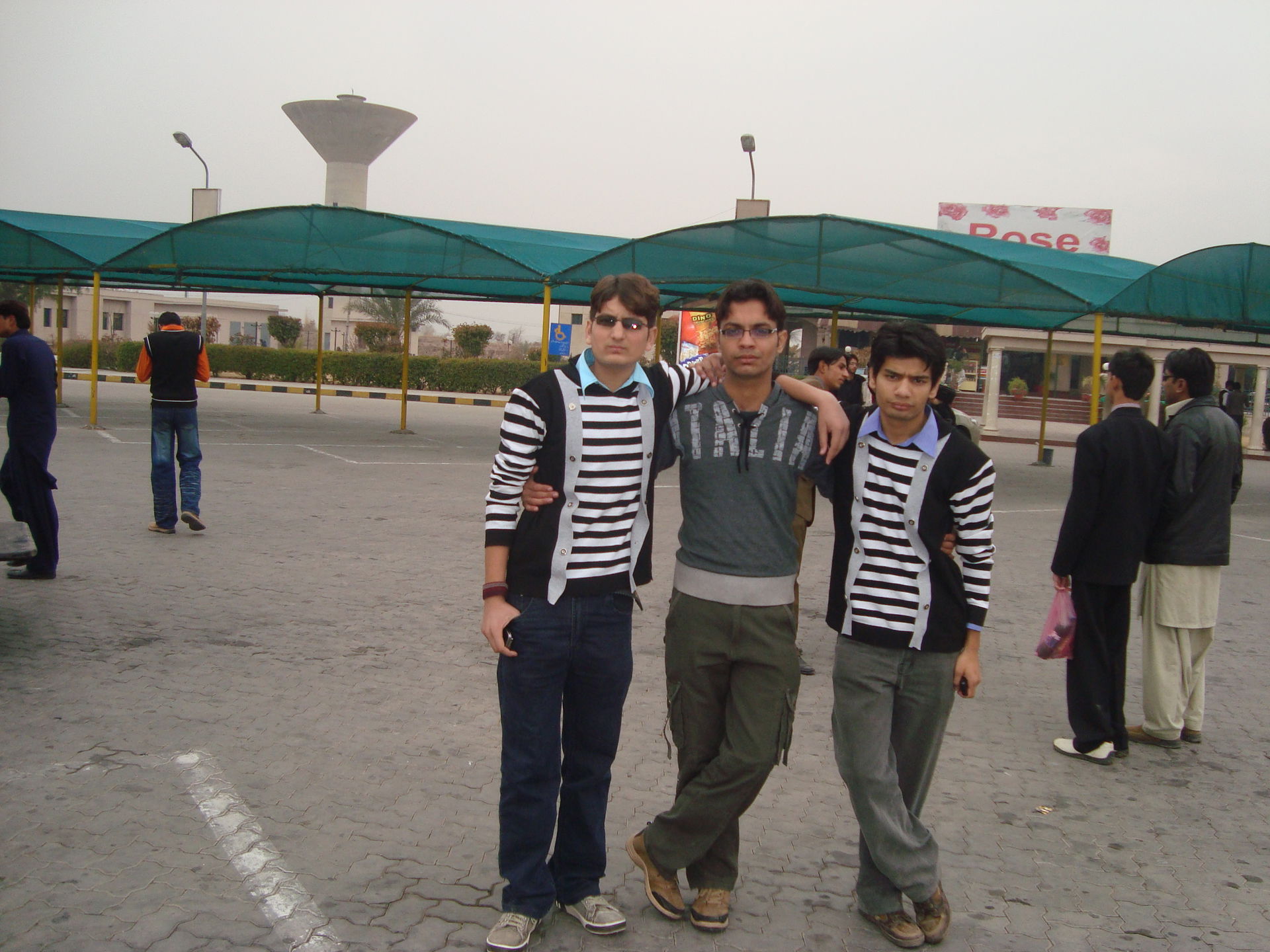 People in Jahanian town, Pakistan